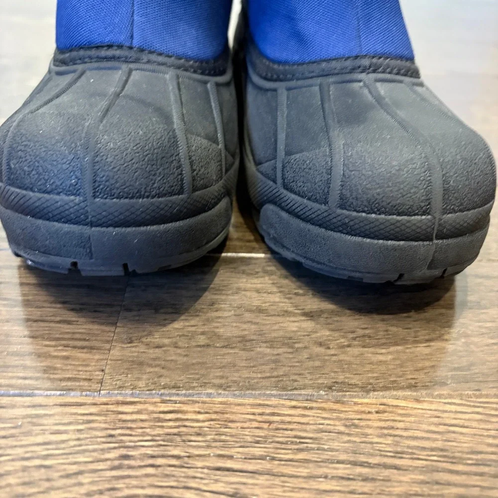 Columbia Powderbug Snow Boots Kids‎ Youth Size 4 Blue Waterproof